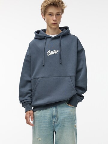 Pull&Bear Mikina – modrá