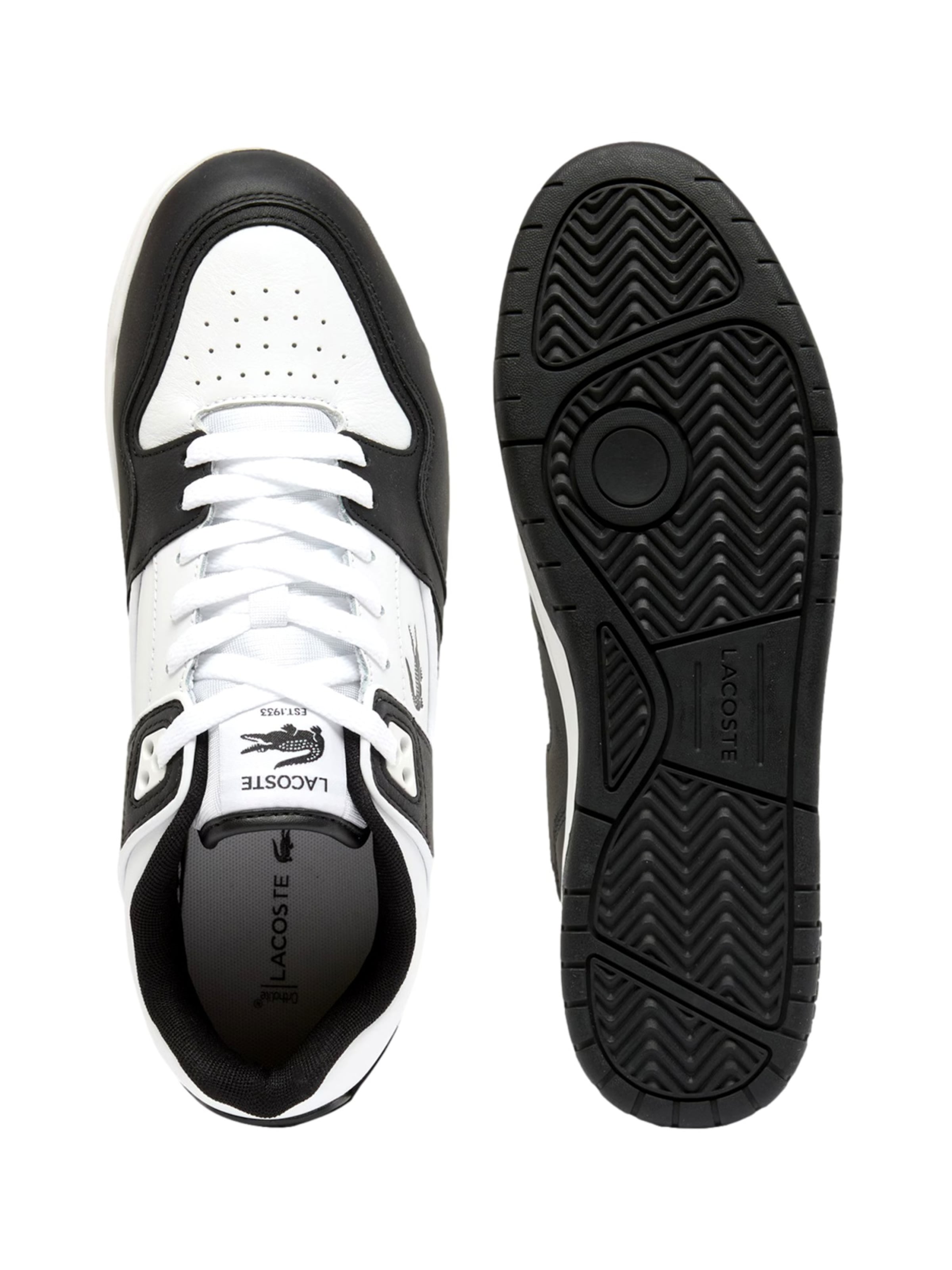 LACOSTE Sneakers laag 'Courtcage Set' in Zwart