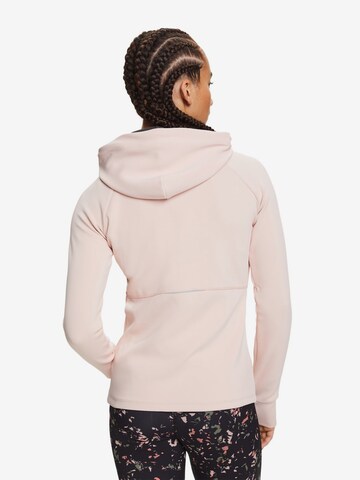 ESPRIT Athletic Zip-Up Hoodie in Pink