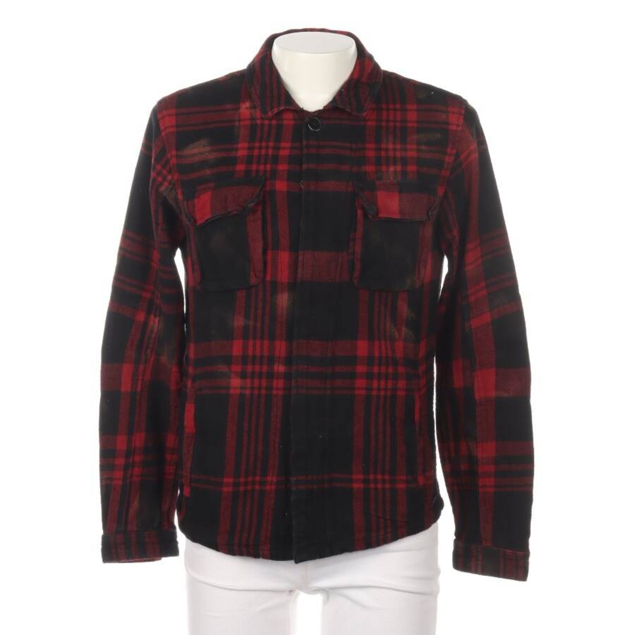 tigha Freizeithemd Shirt Polohemd langarm S in Schwarz ABOUT YOU