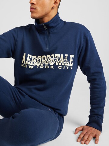 AÉROPOSTALE - Sweatshirt 'NEW YORK CITY' em azul