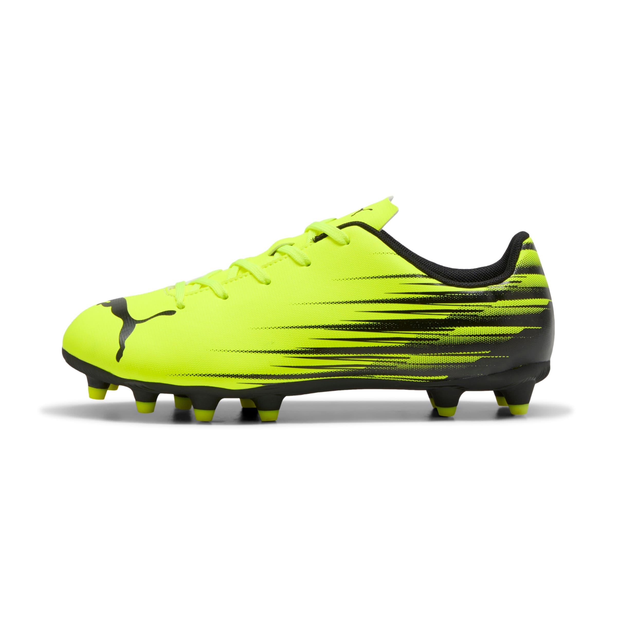 PUMA Soccer Cleats in Green: front
