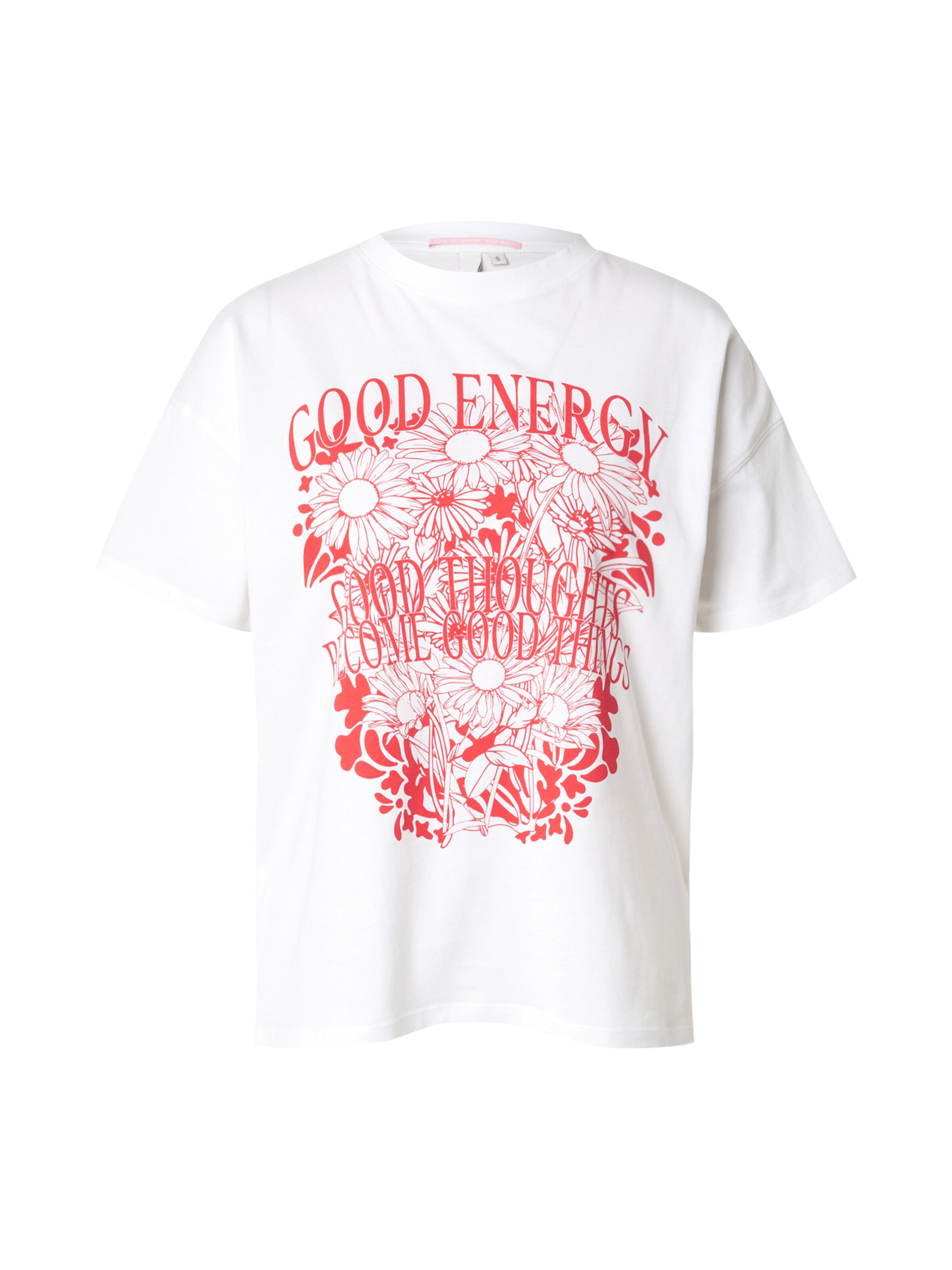 Tricou de la QS pe alb: față