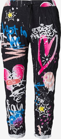 Angel of Style Slim fit Trousers in Black: front