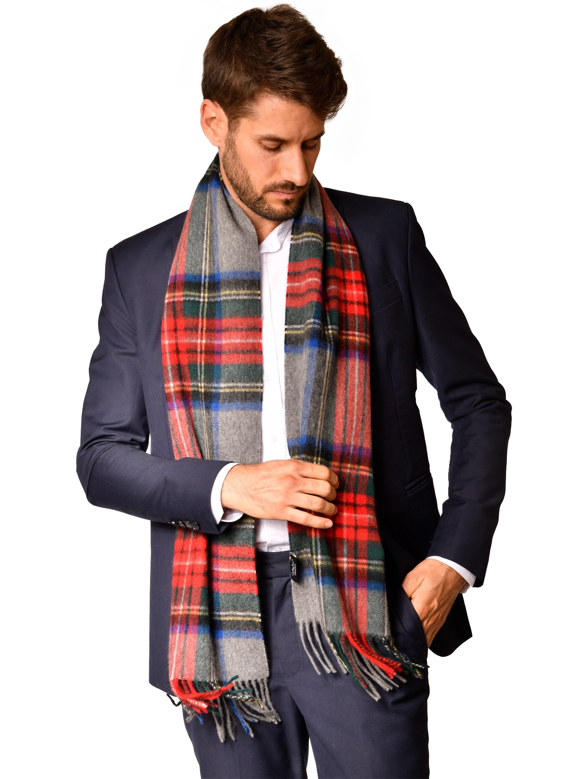 MayTree Scarf 'Tartan' in Red