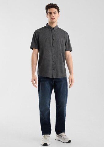 QS Regular fit Button Up Shirt in Grey