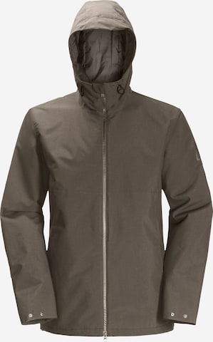 JACK WOLFSKIN Outdoor jacket in Green: front