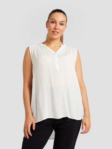 ONLY Carmakoma Blouse 'JETTE' in White: front