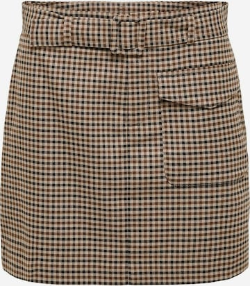 ONLY Regular Skirt in Brown: front
