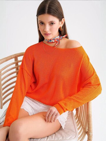 Pullover di MixRay in arancione