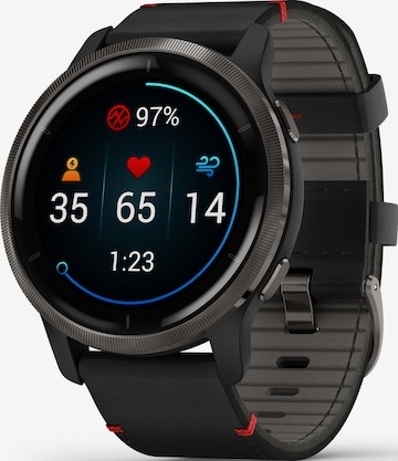 GARMIN Smartwatch 'Venu 2' in Schwarz: predná strana