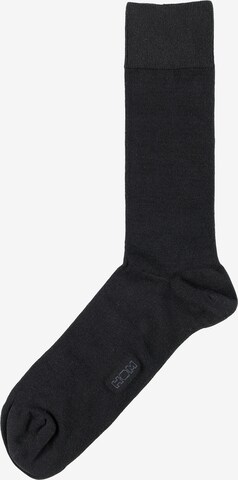 HOM Socken ' Cosy Modal ' in Schwarz: predná strana