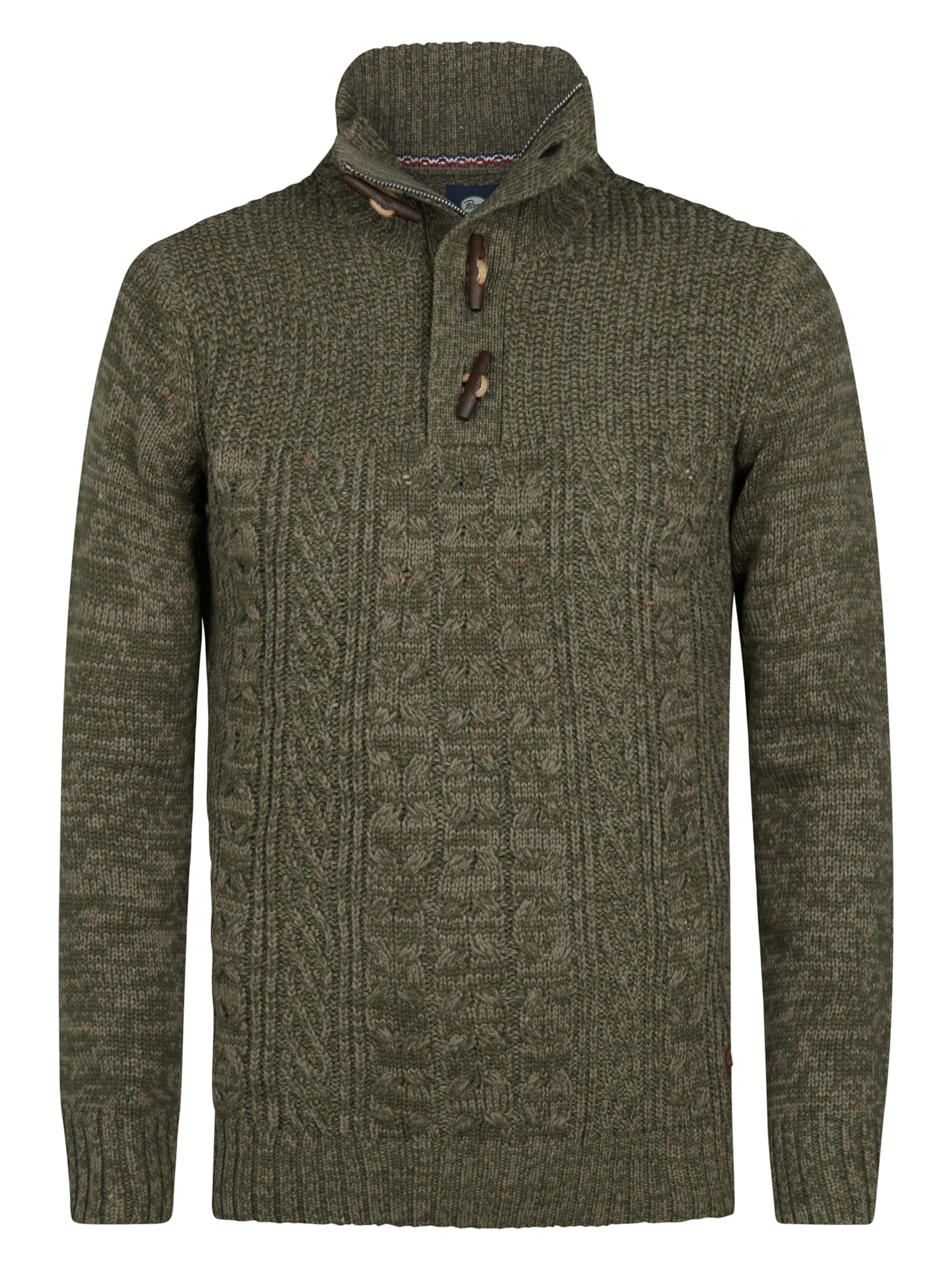 Petrol Industries Pullover 'Hamilton' in Grün: Vorderseite