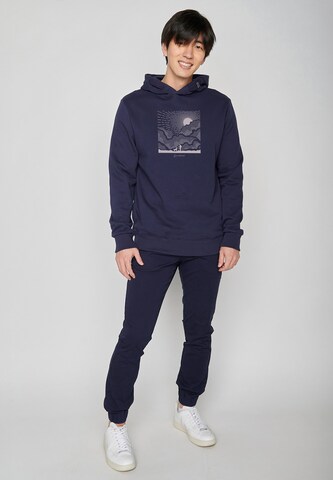 GREENBOMB Sweatshirt 'Nature Friends' in Blauw