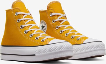 CONVERSE High-Top Sneakers 'CHUCK TAYLOR ALL STAR LIFT' in Yellow