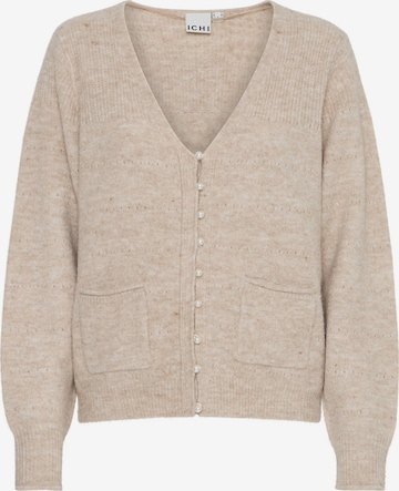 ICHI Kardigan 'Banise' w kolorze beżowy: przód