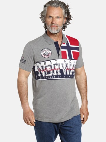T-Shirt 'Vilgot' Jan Vanderstorm en gris : devant