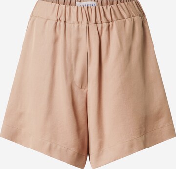 Libertine-Libertine Wide Leg Shorts 'Real' in Beige: predná strana