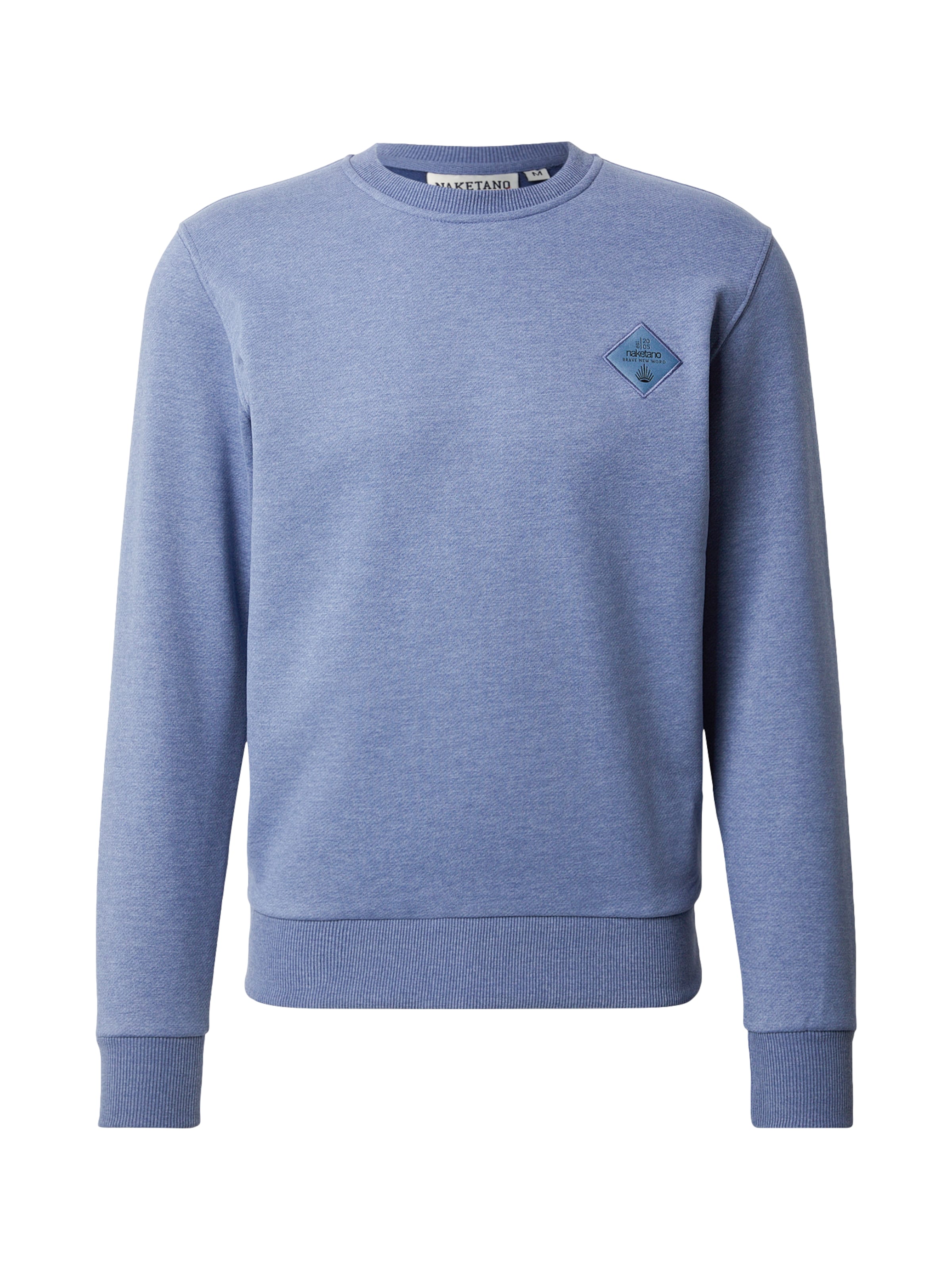 Sweat-shirt naketano en bleu : devant