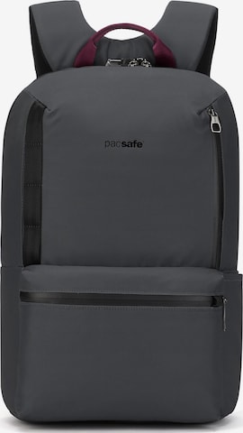 Sac à dos Pacsafe en gris : devant