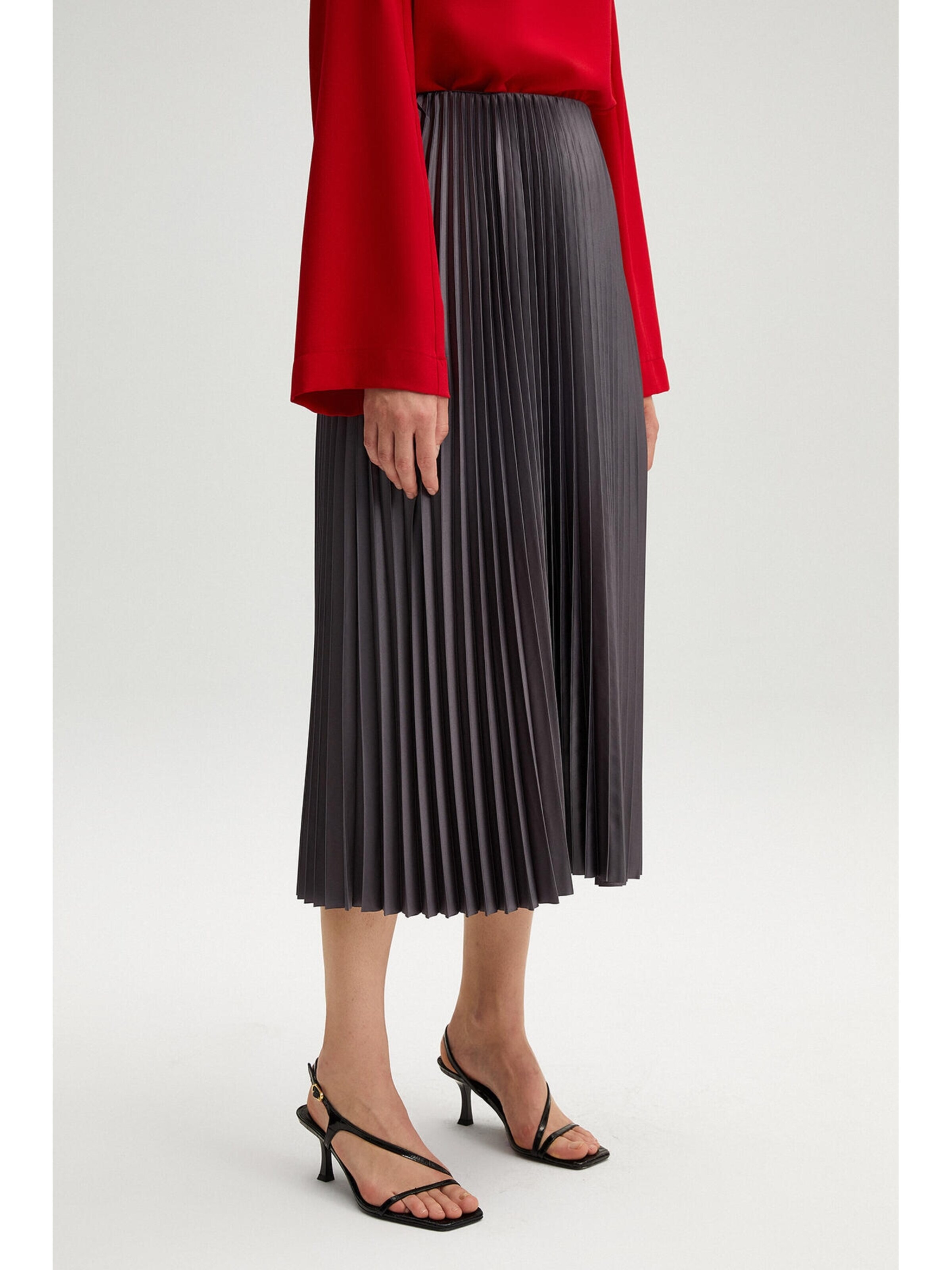 Touché Privé Rock 'Pleated Skirt'‌‌‌‌‌ in Grau