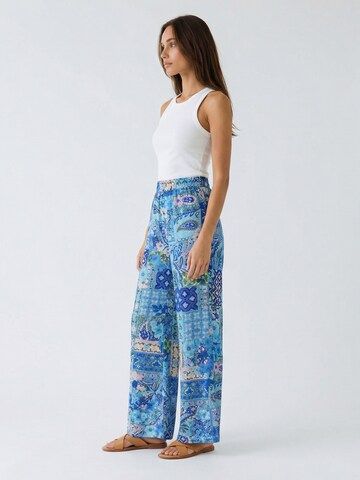 Introvertie VIENNA Wide leg Broek 'Johnny' in Blauw