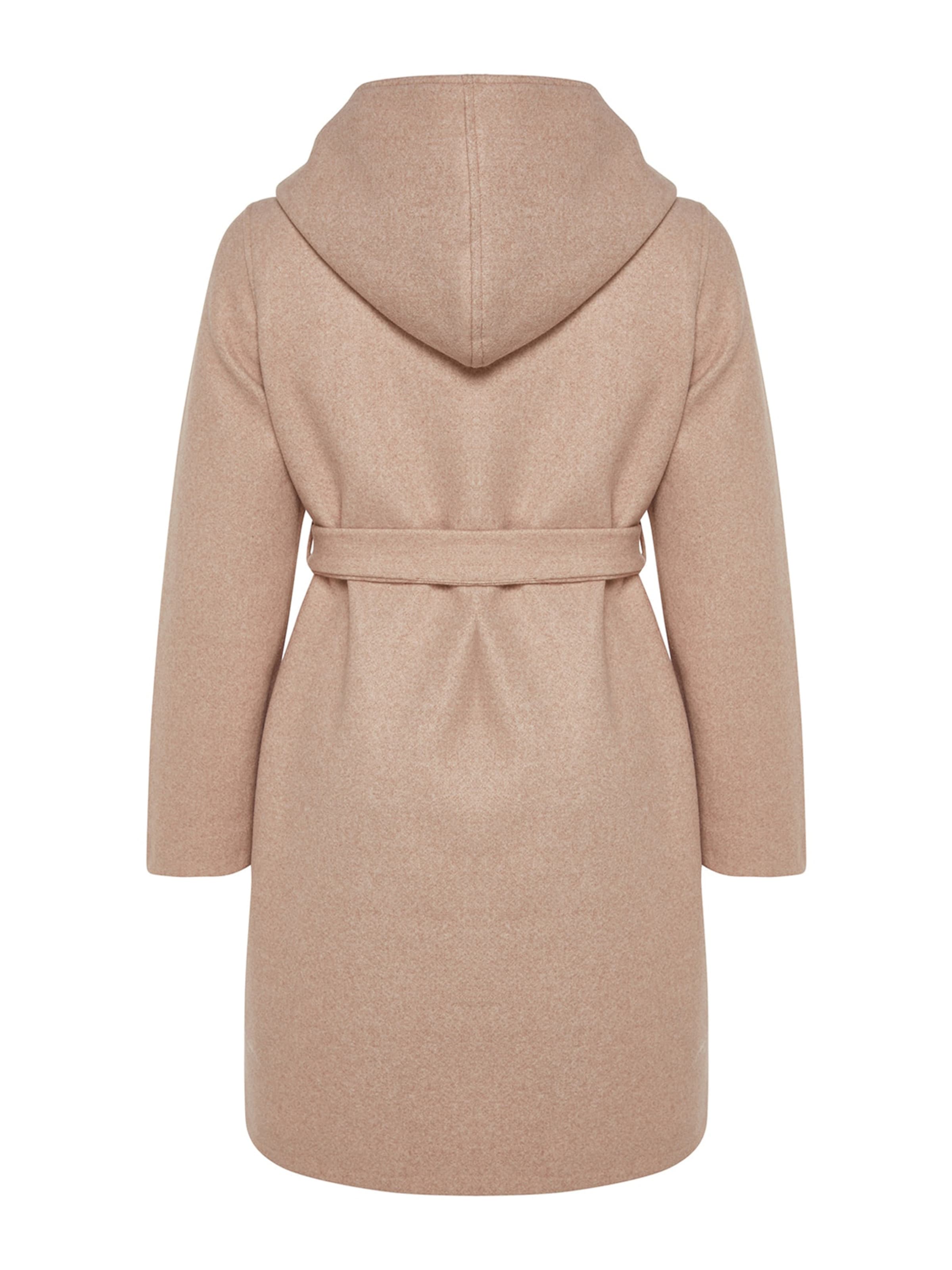 Manteau mi-saison Trendyol Curve en beige