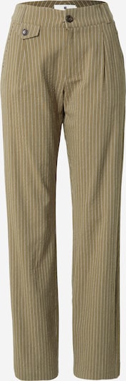 FREEMAN T. PORTER Pleat-front trousers 'Alba Corsaire' in Olive / White, Item view