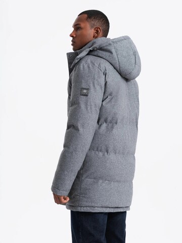 Ombre Winter jacket 'OM-JALJ-0201' in Grey
