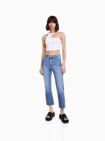 Bershka Flared Jeans in Blau