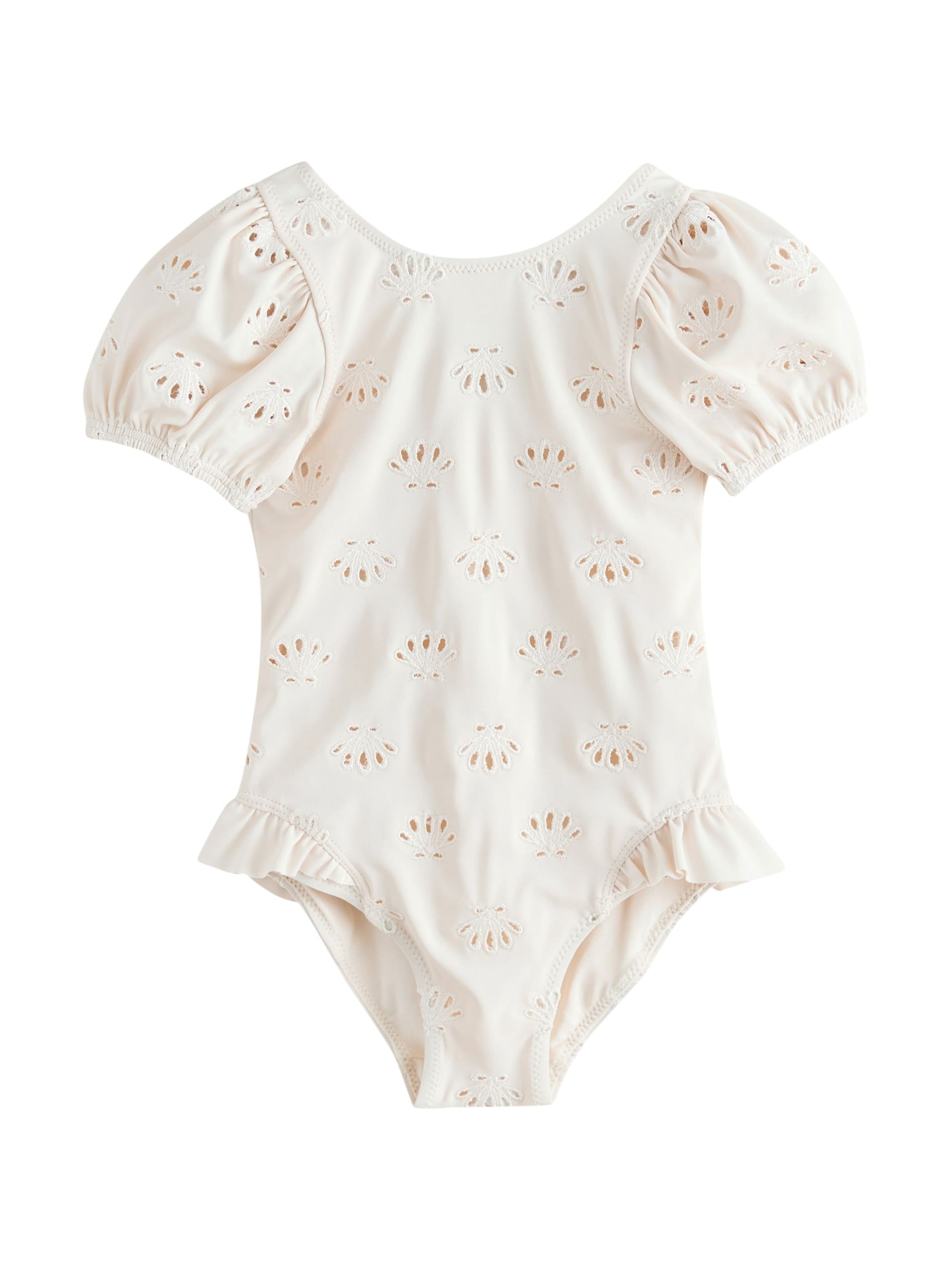 Next - Traje de baño en blanco: frente