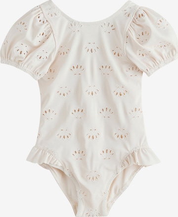 Next - Traje de baño en blanco: frente