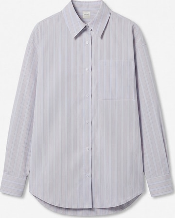 Calvin Klein Blouse in Grijs: voorkant