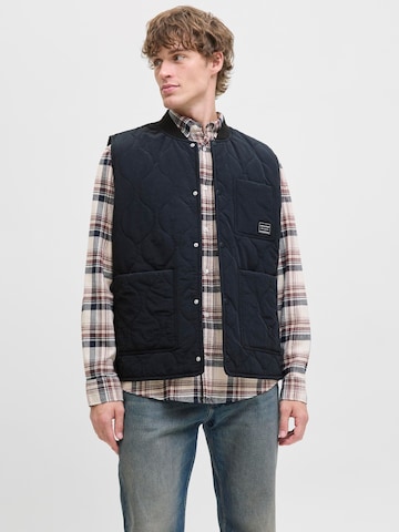 Gilet JACK & JONES en noir : devant