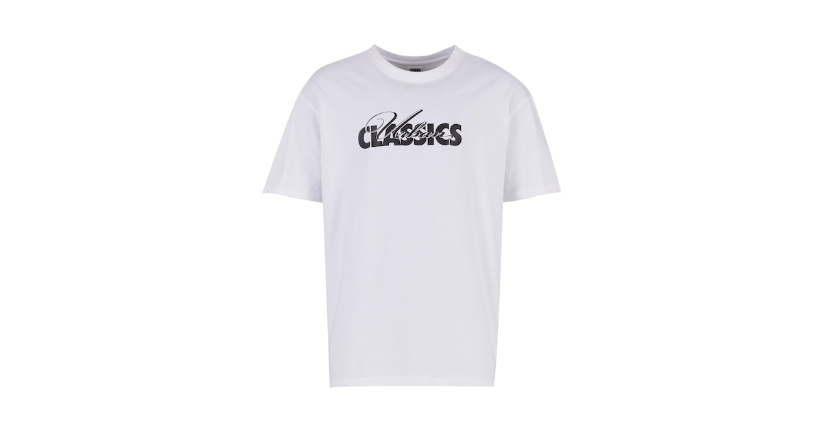 Urban Classics T-Shirt 'Cursive Bold' in Weiß | ABOUT YOU