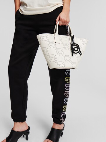 Karl Lagerfeld Handtasche 'Ikonik 2.0' in Weiß: Vorderseite