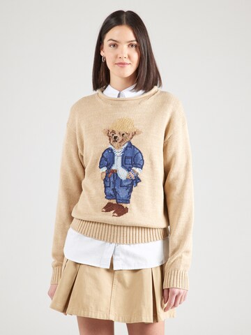 Polo Ralph Lauren Свитер в Коричневый: спереди