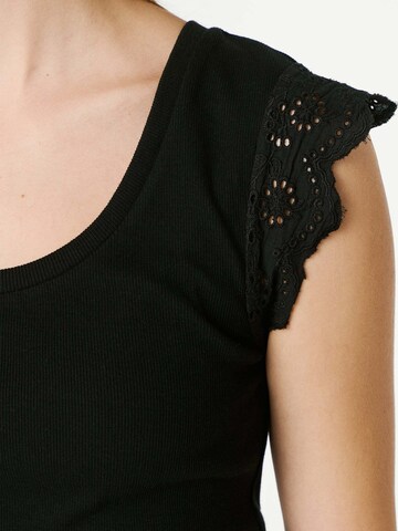 Pepe Jeans T-Shirt 'Mireya' in Schwarz