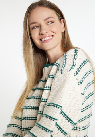 DreiMaster Maritim Pullover in Weiß