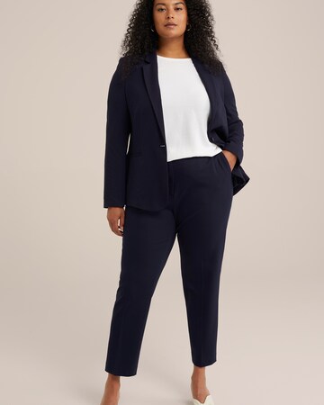 Slimfit Pantaloni con piega frontale di WE Fashion in blu