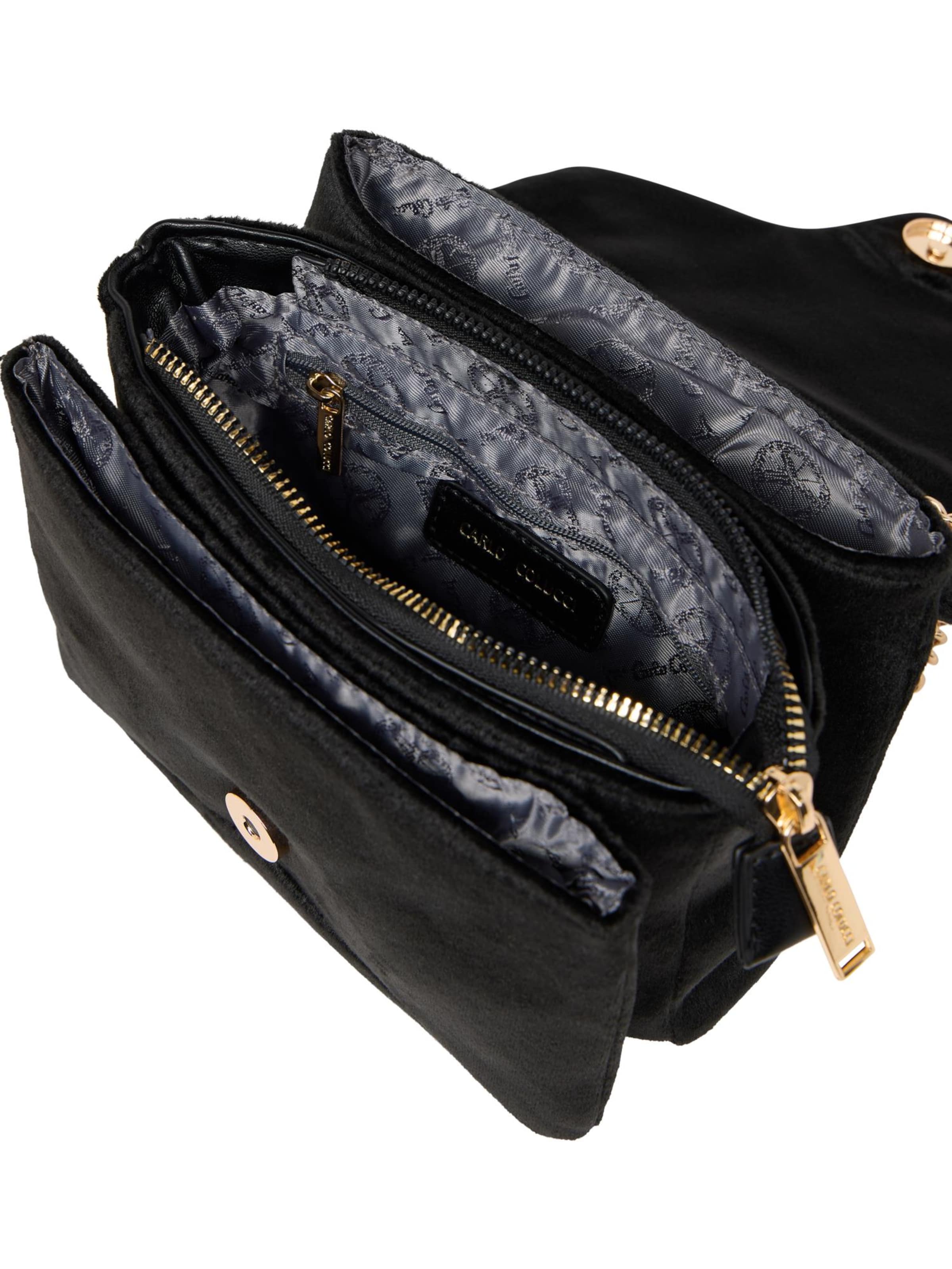 Carlo Colucci Umhängetasche in Schwarz