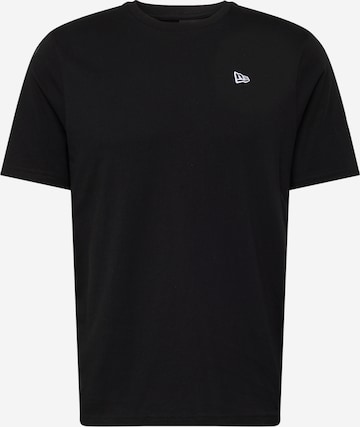 NEW ERA T-Shirt 'ESSENTLS' in Schwarz: predná strana