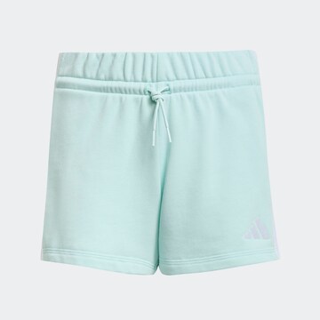 ADIDAS SPORTSWEAR Regular Workout Pants 'Essentials' in Green: front