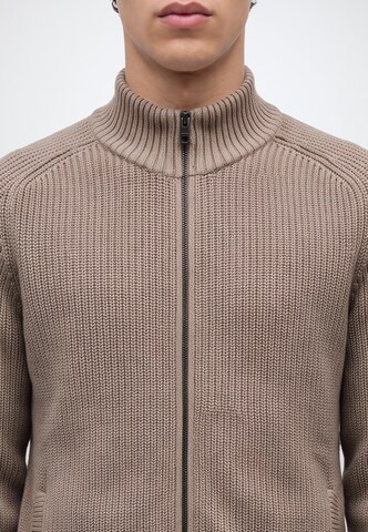 s.Oliver Gebreid vest in Bruin