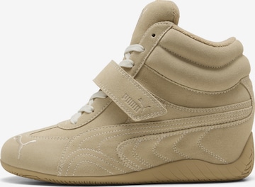 PUMA High-top trainers 'Speedcat Wedge' in Beige: front