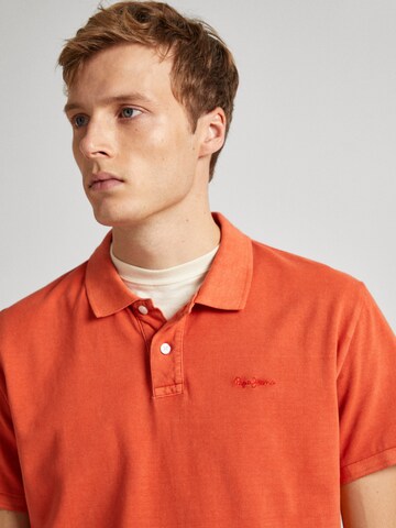 Pepe Jeans Poloshirt 'Oliver' in Orange