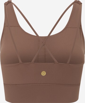 Medium Support Soutien-gorge de sport 'Gaby' Athlecia en marron