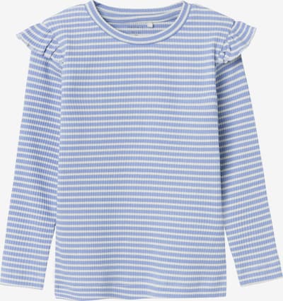 NAME IT Shirt 'TELILLA' in de kleur Duifblauw / Wit, Productweergave