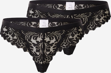 ABOUT YOU - Tanga 'Zoe' en negro: frente