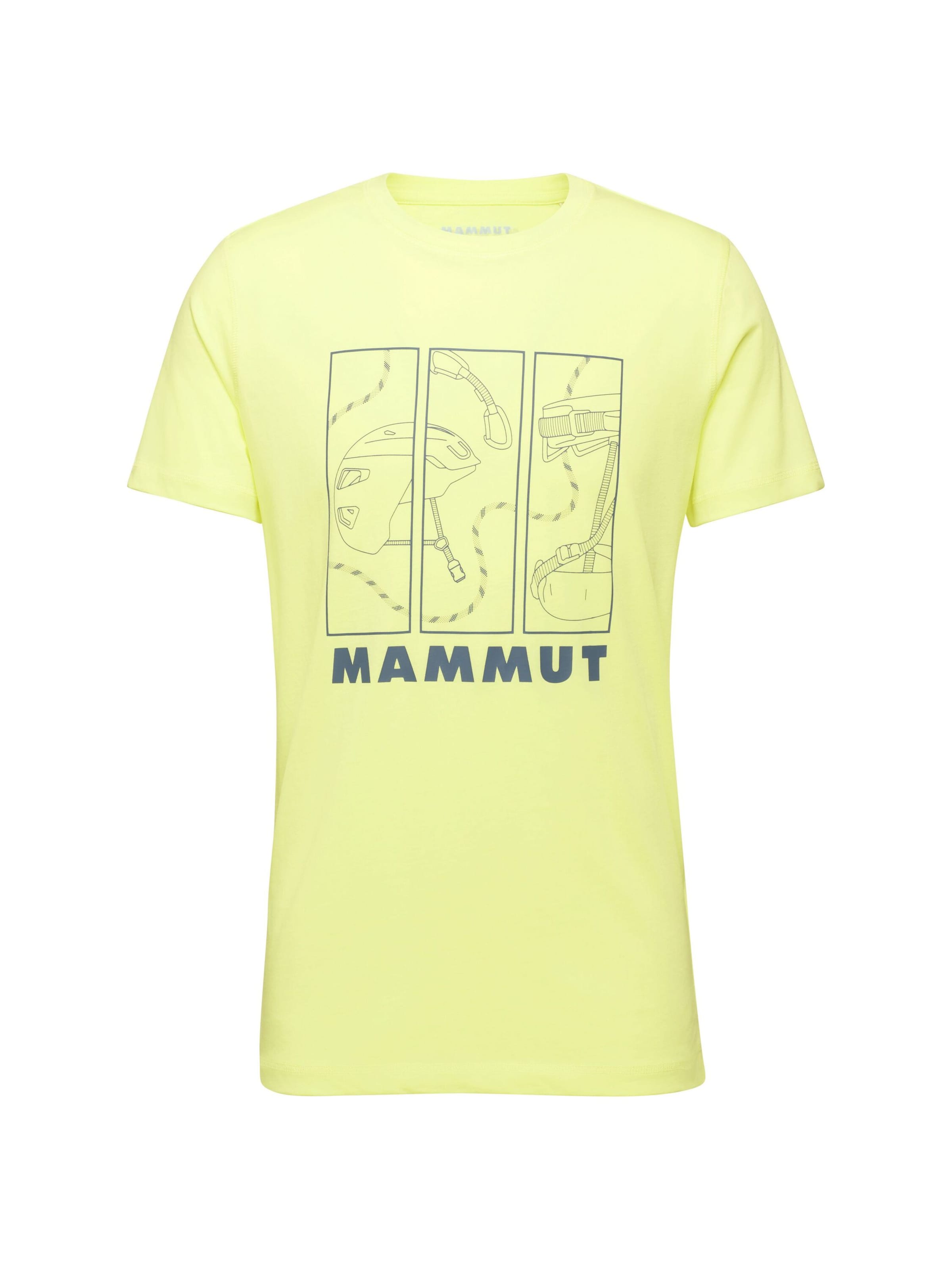 MAMMUT Funktionsshirt ‘Core Gear’ in Gelb: Vorderseite